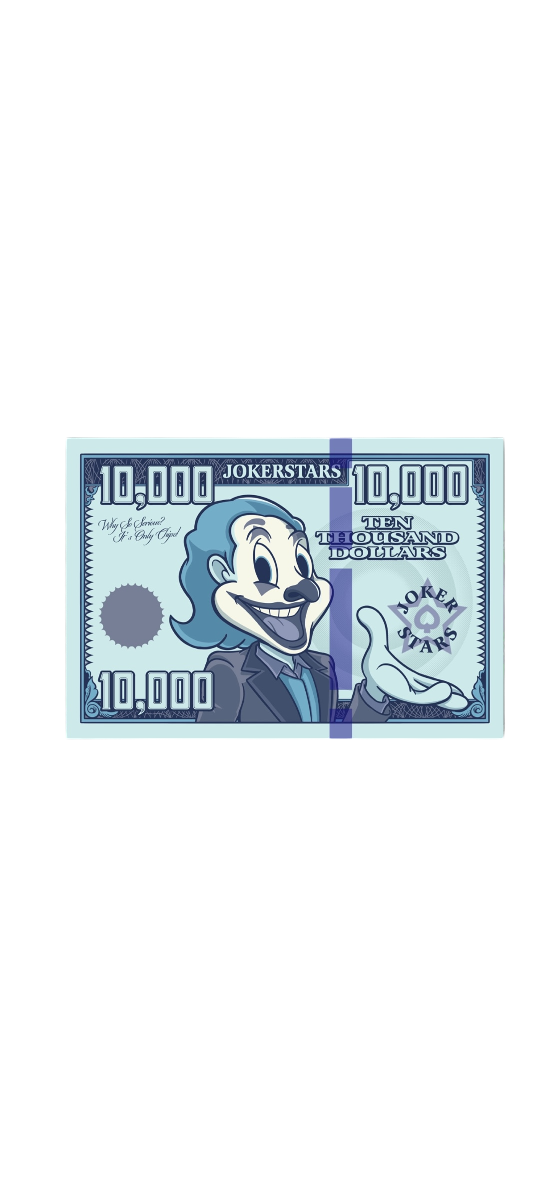 Joker Bill Stickers