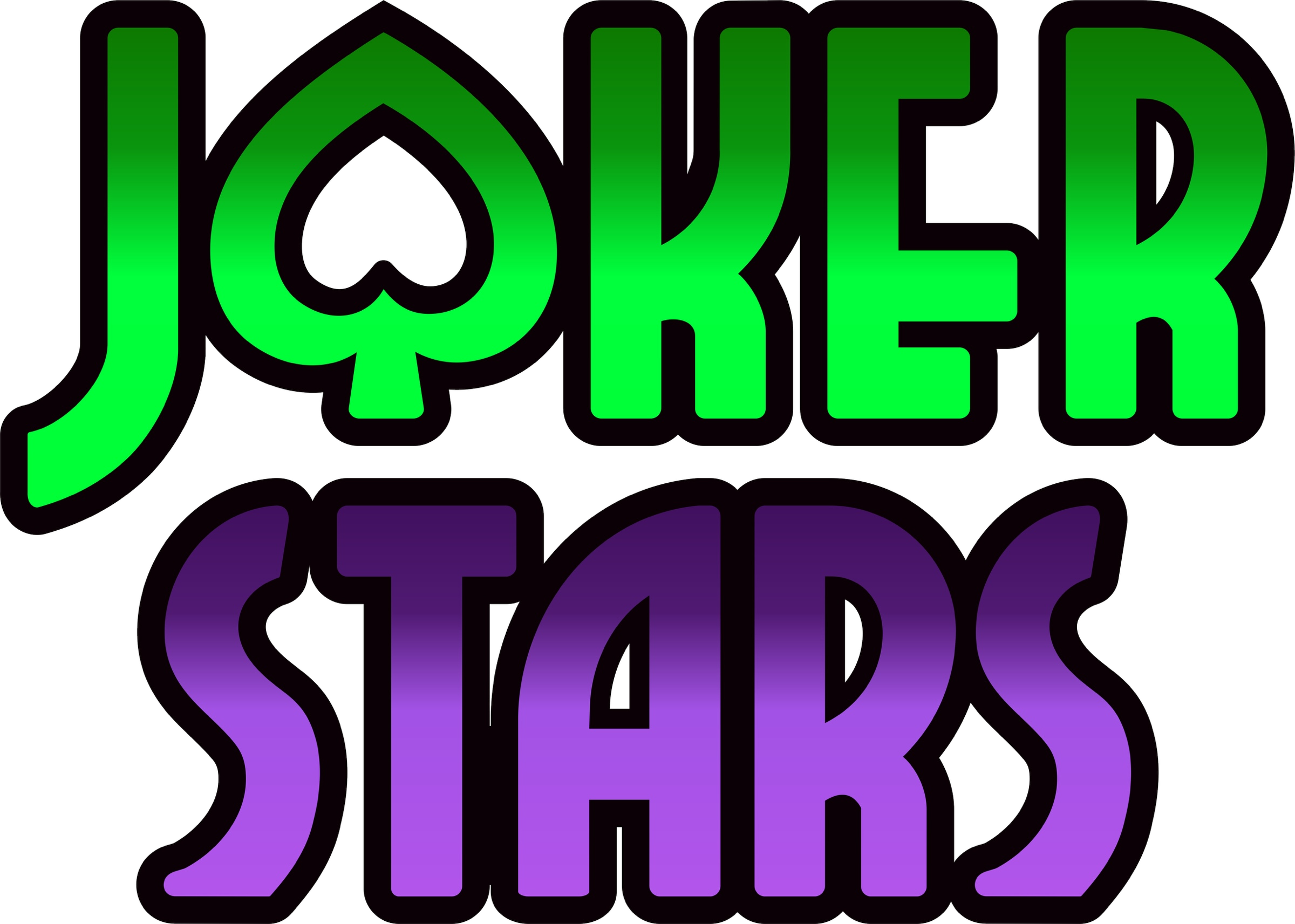 Joker Stars Logo Sticker