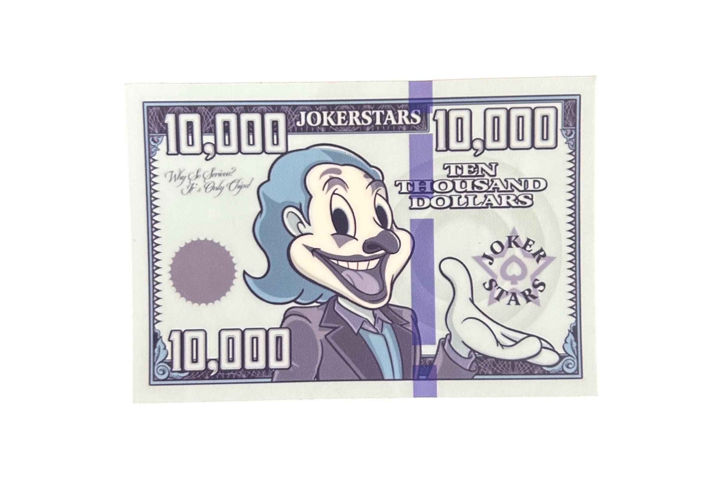 Joker Bill Stickers