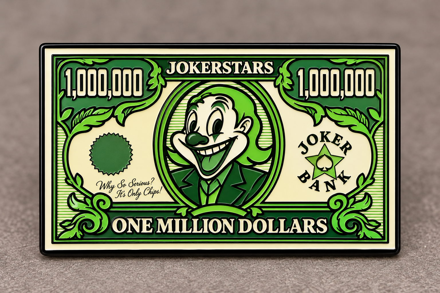 JokerStars Million Bill Enamel Pin